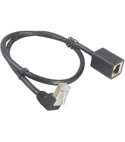 Duttek Cat 8 Netzwerkkabel 2M - 40Gbps 2000MHz Mit UP Angle Stecker