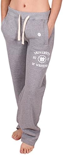University of Whatever Women Unestablished jogging bottoms - Sofa-ready sweatpants for a night in (Grey, S) (FR601)