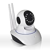 Auto Safety 720P 1.0 Megapixel P2P IP WiFi Videokamera IR Nachtüberwachung 1.0Mp und Motion Detection HD Auflösung (1280 * 720P) Home Security Kamera Baby Monitor – EU Stecker [Dual Antenne] - 5
