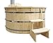 Gartensauna Hot Tub Badezuber Whirlpool Pool 180cm NEU Badefass Edelstahl Ofen auf Lager