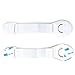 Tinksky 10pcs Baby Adhesive Safety Locks Latches Door Cupboard Cabinet Fridge Drawer Locks (White)