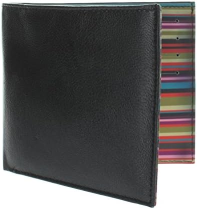 Gents Leather Wallet With Vibrant Interior Print by Ashlie Leather - AC2037 Peony