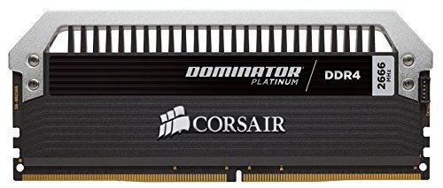 Corsair CMD16GX4M2B2400C10 Dominator Platinum DDR4 16 GB (2 x 8 GB ) 2666 MHz C15 XMP 2.0 Enthusiast Desktop Memory Kit