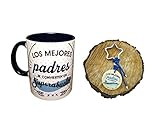 Pack de 2 elementos : taza cerámica y llavero madera