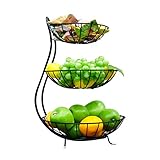 ❤ Modernes Design ： Unsere Obstschalen für die Theken verleihen Ihrem Küchentisch, dem Frühstücks- und dem Esstisch eine Ästhetik. Dies fügt sich nahtlos in ländliche, traditionelle und moderne Dekore ein.