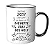 Produktbild Tasse mit Spruch/Schriftzug"2017 - Das Jahr in dem ich die beste Frau der Welt geheiratet habe" als Geschenk zum Geburtstag, Hochzeitstag oder zu Weihnachten