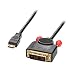 Produktbild Lindy Mini HDMI Stecker auf DVI-D Kabel, Stecker auf Stecker, 1 m