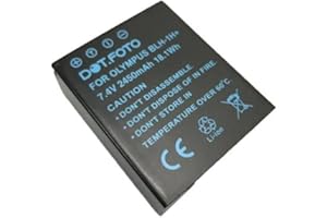 Dot.Foto BLH-1 Premium Alta Capacidad 7.4v / 2450mAh Fully Decoded Batería Recargable para Olympus OM-D E-M1 Mark II, E-M1 Mark III, E-M1X