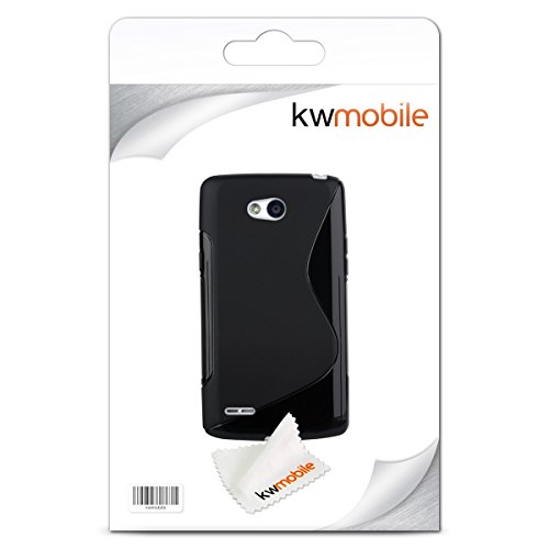 kwmobile Funda para LG L80 - Carcasa de TPU para m vil y dise o Ondulado en Negro reviews kwmobile Funda para LG L80 - Carcasa de TPU para m vil y dise o Ondulado en Negro