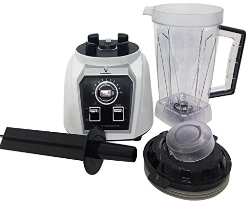 SMOOTHIE MONSTER 200 der TESTSIEGER 2017 mit 10 JAHRE GARANTIE – Hochleistungsmixer mit 2200 Watt und 30.000 Umdrehungen pro Minute. DER Professionelle Standmixer für gewerbliche und private Nutzung. Nicht nur ein Smoothie Mixer sondern eine ALL-IN-ONE Küchenmaschine. - 2