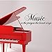 Produktbild Music Is The Prayer The Heart SingsMusic Wall Quotes Words Sayings Removable Music Wall Decal Lettering