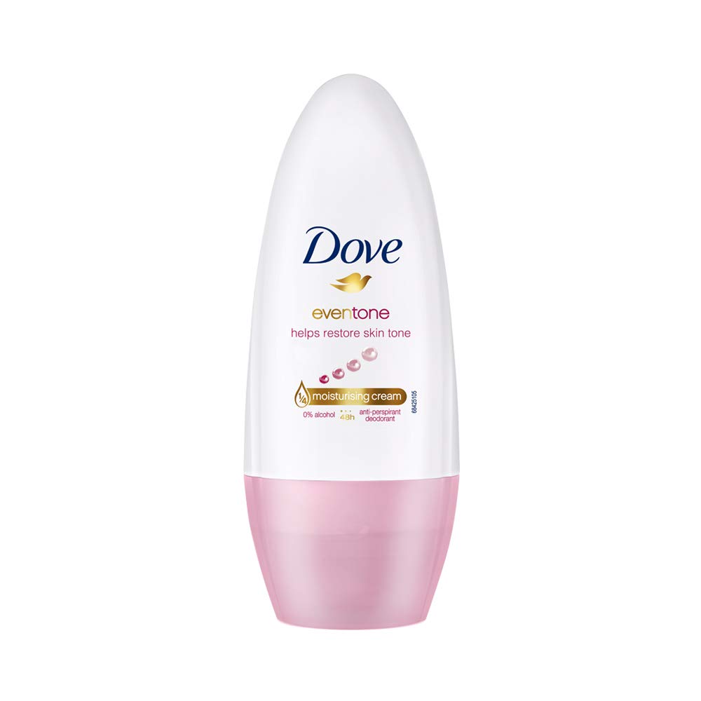 Dove Eventone Deodorant Roll On For Women, Antiperspirant Underarm Roll On Removes Odour, Keeps Skin Fresh & Clean, Alcohol F