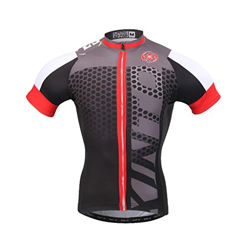 Radtrikot Skysper Outdoor Sports Fahrradbekleidung Set Männer Kurzarm Radfahren Jersey + Radfahren Latzhose Shorts - 9