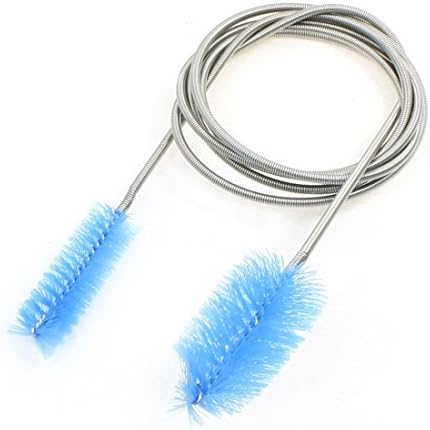 Hodgea Nylon Wire Aquarium Filter Spring Brush Aquarium Pipe Cleaning Brush Spring Brush