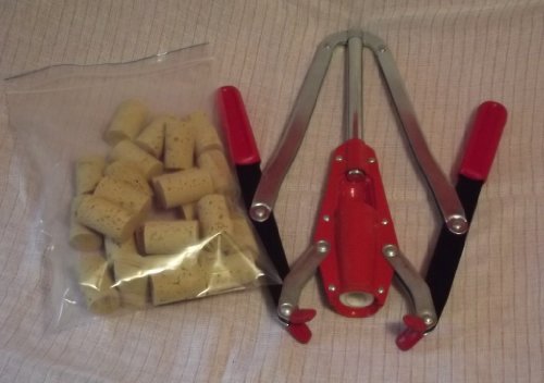 Verkorker für Weinflaschen, mit zwei Hebeln inkl. Korken