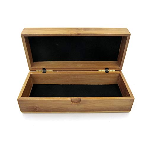 Preisvergleich Produktbild Belingeya-hm Sonnenbrille Aufbewahrungskoffer Box Sonnenbrille Box handgefertigte Holz rechteckige Flip Gläser Aufbewahrungsbox für Brillen, die Display-Halter Sonnenbrille Organ