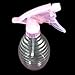 Gleader Tear Drop Design Hairdressing Floral Plants Water Sprayer 350ml Clear Pink