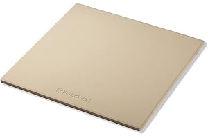 ROCKSHEAT 13.2" x 13.2" x 0.4" Square Cordierite Pizza Baking Stone Perfectly Compatible for Ooni Koda & Fyra 12, Uuni Pizza Oven