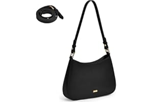 Aucuu Sac Porté épaule en Cuir Véritable pour Femme, Sacs à Main à Bandoulière Tendance, Sac à Main Décontracté, Sacs Fourre-tout Rétro Décontracté pour Shopping, Travail, Voyages