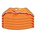 Baby 5 Pcs Diamer Inserts 5 Pcs Pocket Cloth Diapers Snaps Covers Cute Reusable Unisex Washable Baby Diaper Cover Cloth (Orange)