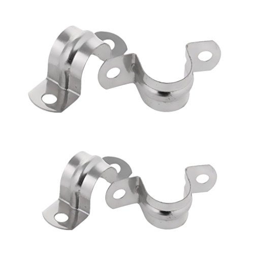 Preisvergleich Produktbild F Fityle 4pcs Edelstahl Rohrklemme Rohrschelle Sattelklemme Clips