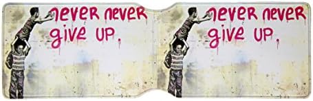Mr Brainwash Never Never Give Up Oyster Card Holder