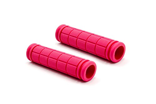 Preisvergleich Produktbild vhbw Lenkergriffe, Fahrradgriffe, pink, 23mm für Fahrrad