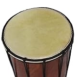 Después de que se terminan los procesos múltiples, se seca naturalmente al aire y el cuero de búfalo es grueso, que es el material superior para hacer la cabeza del tambor.