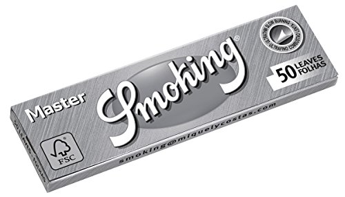 Smoking Master 1 1/4 Medium Size Zigarettenpapier Silber 1 Box (25x) - 2