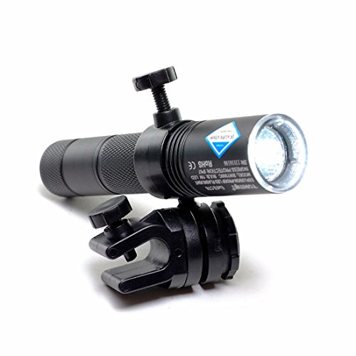 Profi-LED Feuerwehr Helmlampe – Lithium-Ionen Akku – super hell inkl. Halter - 4