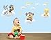 Produktbild Klebefieber Wandtattoo Baby Looney Tunes auf Wolken B x H: 120cm x 82cm