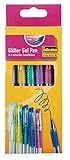 Idena 512080 - Gel-Pen Glitter, 6 Stück