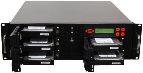 Systor 1 to 4 SATA Hard Disk Drive (HDD/SSD) Rackmount Duplicator/Sanitizer - High Speed(150mb/sec)