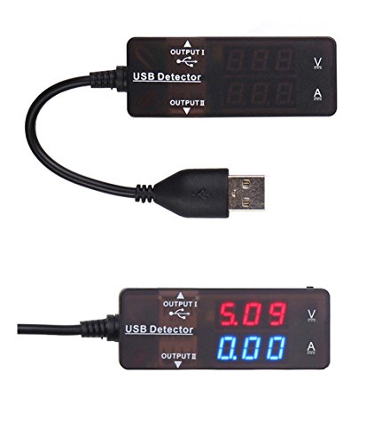 Preisvergleich Produktbild Youtumall USB Detektor bidirektionale Bildschirm Amperemeters Voltmeter Schnelladegerät