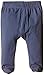 Pippi Baby-Boys with Foot-Solid Trousers, Vintage Blue, 0-3 Months (Manufacturer Size:50)