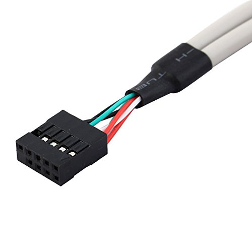 sourcingmap® MainBoard USB-Slotblech mit 4 USB 2.0-Ports für Anschluss am Mainboard - 2