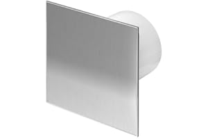 AWENTA 4" 100 mm wentylator wentylacyjny z panelem ze stali nierdzewnej + wersja nawilżająca