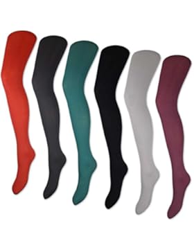 Damen Strumpfhose 100 DEN Schwarz Rot Grün Grau Anthrazit S M L XL - 89070 - sockenkauf24