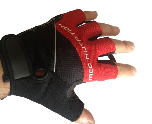 Mammoth XT Fingerlose Gel Gepolsterte / Stoßdämpf Technologie Handschuhe - Gewichtheben / Radfahren / Rudern / Training Fäustlinge