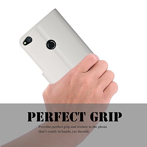 Huawei P8 Lite 2017 Hülle, IVSO Hohe Qualität Advanced Shock Absorption Technology Case Folio Tasche Cover für Huawei P8 Lite 2017 Smartphone (Für Huawei P8 Lite 2017, Weiß) - 9