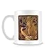 Produktbild Art Nouveau French Art of Beautiful Woman on Purple Tasse