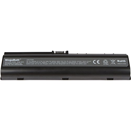 NinjaBatt® New Laptop-Akku für Hp HSTNN-LB42 HSTNN-DB42 446506-001 HSTNN-C17C HSTNN-Q21C 441425-001 HSTNN-DB32 HSTNN-OB42 HSTNN-DB31 HSTNN-DB46 HSTNN-IB42 – High Performance [6 Zellen/4400mAh/48wh] - 4