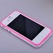 Produktbild Best Quality Iphone 5 5G 5S White Pink TPU Bumper Frame Rubber Case Cover W_ Metal Buttons for iPhone 5 5G 5S by TB1 Products ®