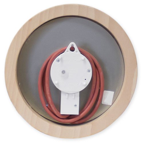 Saunauhr Wanduhr elektrisch Sauna Uhr rund 210 mm - 2