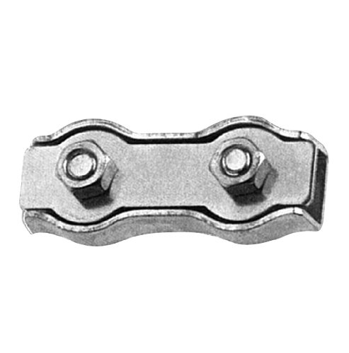 Gah-Alberts 724214 Duplex -Klemme Material: Edelstahl, für Seil-ø 5 mm, 5 Stück