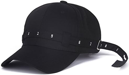 Baseball cap Korean Wild Black And White Trend Baseball Cap Shade Men Hat ( Color : Black )