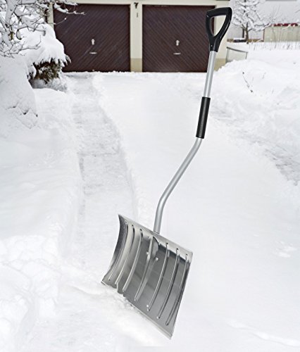 WOLTU 2 x Schneeschaufel Schneeschieber Schneeschippe Aluminium Schnee Schaufel 2751-2 - 8