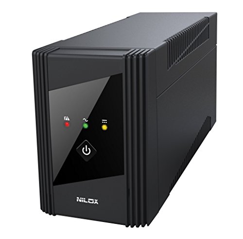Nilox 17NXGCLI03001 - Línea interactiva de UPS (1000 VA, 500 W)