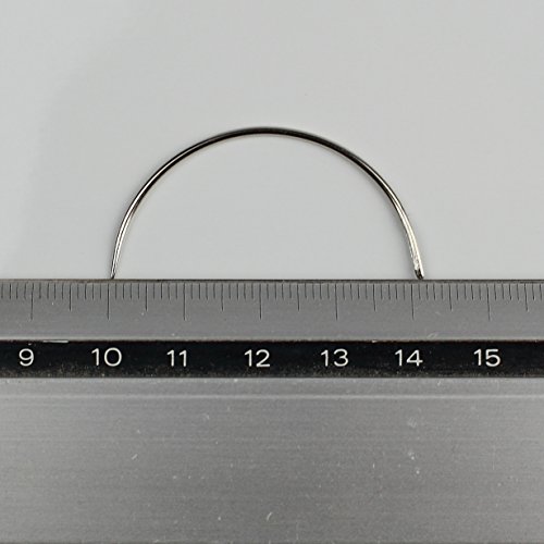 Nadeln SET : 8 gebogene Nadel Polsternadel Nähnadel Rund Leder Sattlernadel - 4
