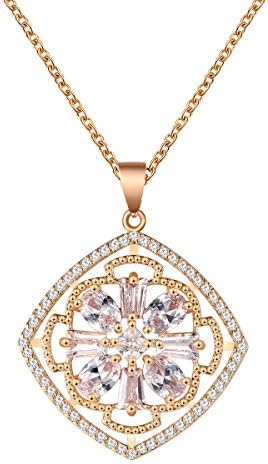 Oven Moda® Fashion Jewellery AAA Cubic Zirconia Women Necklace Gold Plated Girls Crystal Chain